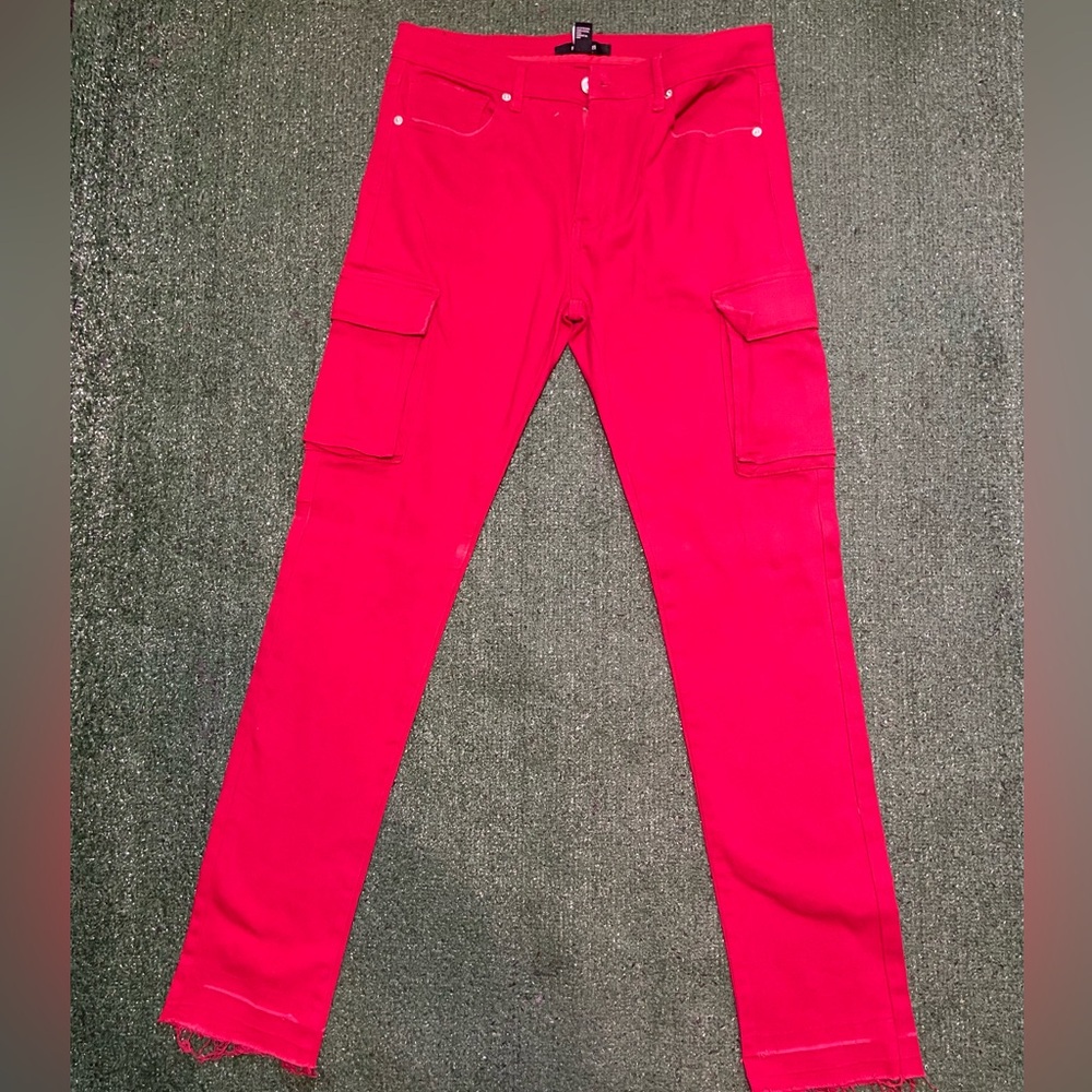 Stacked Cargo Pants From Forever 21